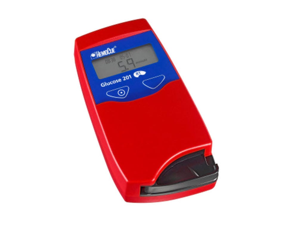 Instrument för patientnära analyser (PNA) – HemoCue Glukos 201 RT – ej uppkopplingsbar