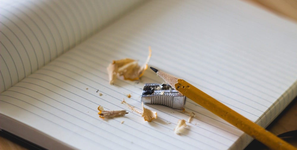 Skriva, penna block