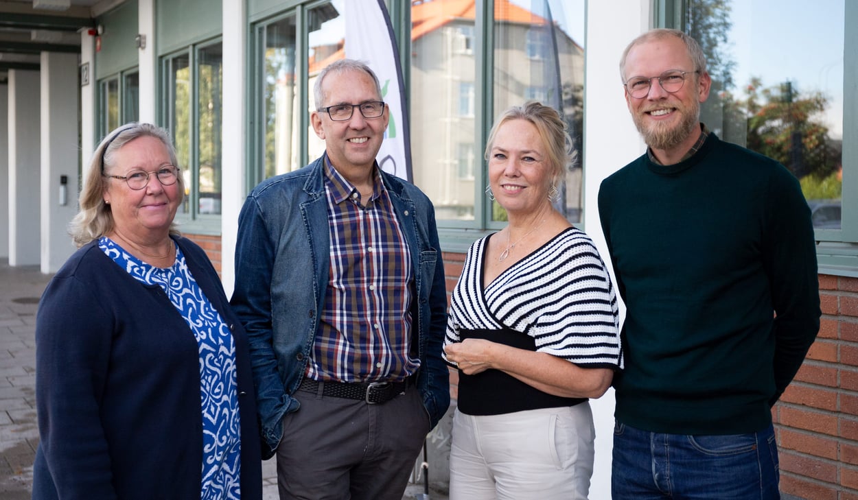 Stina Jonsson, Torbjörn Jonsson, Anna Beminge Linde och Mattias Öhr.